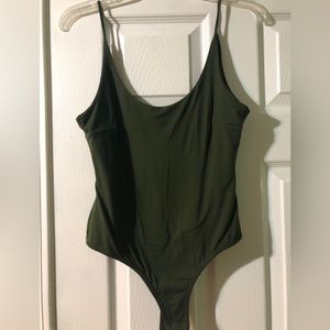 Lulu's Olive Green Bodysuit